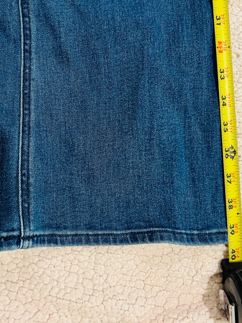 Old Navy Wow Flare Jeans Womens 4 Short High Rise Stretch Dark Wash Denim Blue - Picture 8 of 10